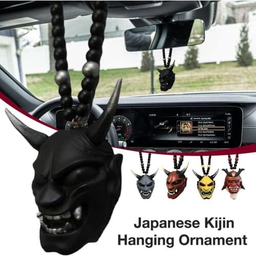 Japanese Kijin Hanging Ornament Car Decor Charm Auto Accessories Ethnic Style Car Pendant Car Interior Decoration Ornaments