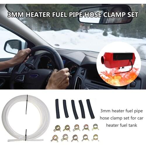 3MM ID Fuel Pipe Line Hose Clip Kit PN: 89031118 For Dometic Eberspacher For Webasto/ Diesel Heater Fuel Tank Fit