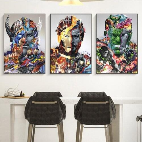 Full Drill 5D DIY Diamond Painting Disney Abstract Marvel Cuadros Diamond Embroidery Cross Stitch Kits Mosaic Home Decor