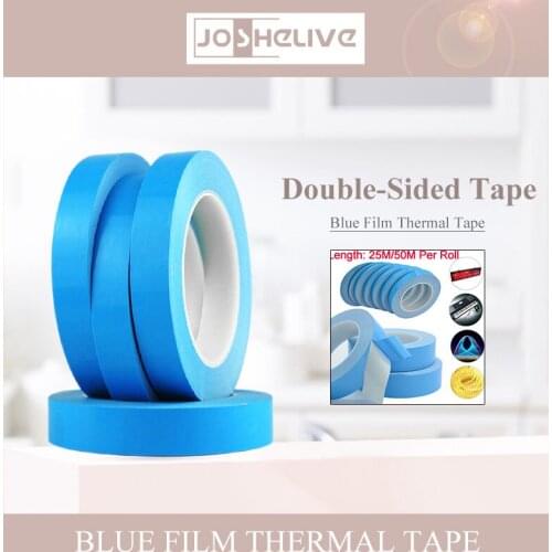 25m 8/10/12 / 20mm Wide Double-sided Heat Transfer Tape Thermal Conductive Adhesive Tape For PCB CPU LED Light Strip Heat Sink