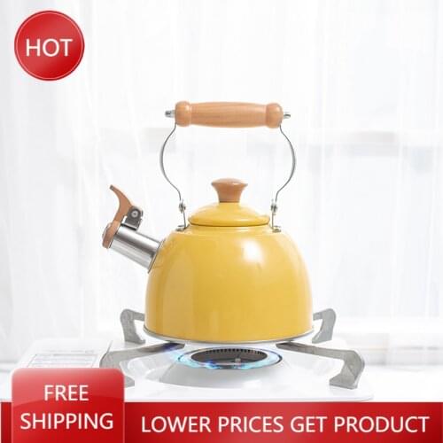 Portable Kettle Electric Water Boiler Teapot Tourist Kettle Electric Camping Whistle Bouilloire Sifflante Specialized Coffee Pot