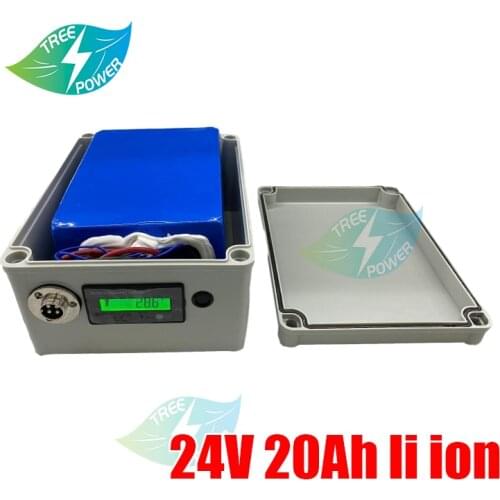 24V 20AH Lithium battery 24V 20AH Lithium ion rechargeable for 500W 750W bike Wheel chair Scooter go cart + 3A charger