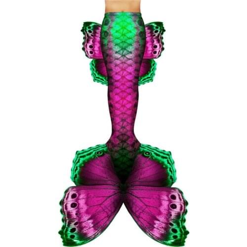 Fashion Mermaid Tails for Swimming Big Tail Girls Kids/Children Adult Women Man Mermaid Tail With Monofin Bikini Top Photos Prop