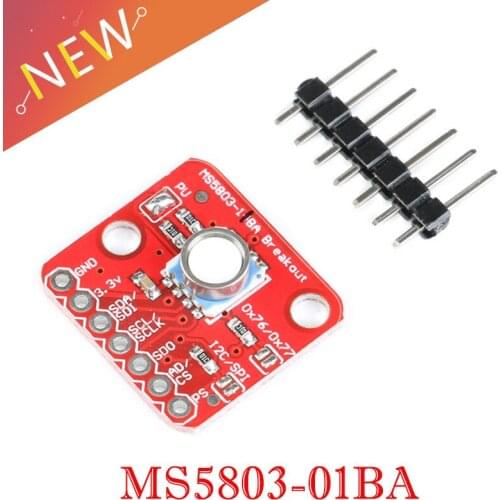 Original MS5803-01BA MS5803 01BA High Precision Fluid Liquid Gas Voltage Sensor Module Waterproof I2C/SPI Pressure Sensor Board