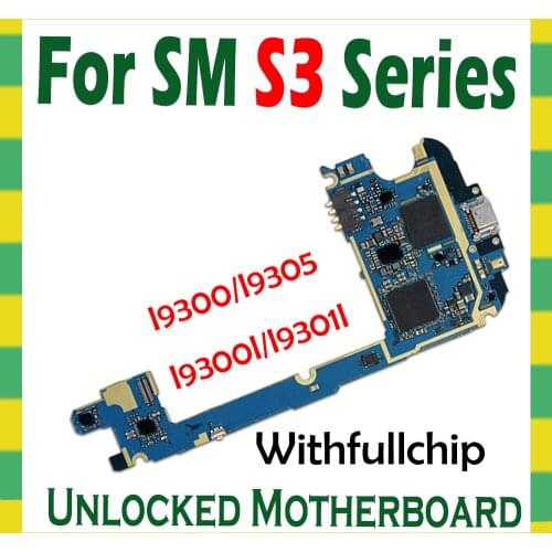 Original Mainboard For Samsung Galaxy S3 III i9300 i9305 Motherboard Unlocked Full Chips Function Android OS Logic Mother Board