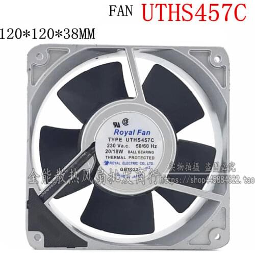 UTHS457C 230V original ROYAL FAN 120 * 120 * 38MM all-metal high-temperature fan