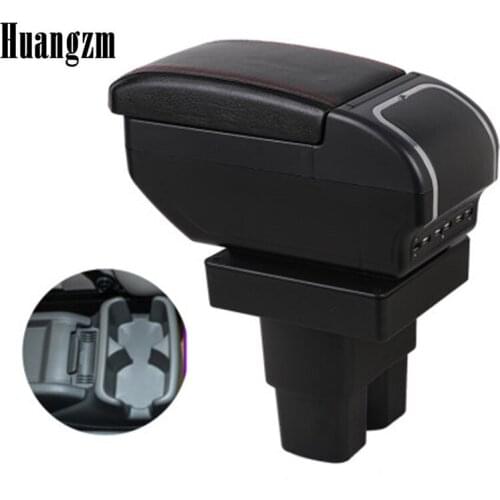 Armrest Box For NISSSAN NV200 2010-2017 Large Space Double layer Center Centre Console Storage Box with USB Interface Ashtray Cu