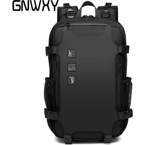 GNWXY New Casual Laptop Backpack Waterproof Student Schoolbag High Capacity Personality Cool Travel Backpack Dropshipping