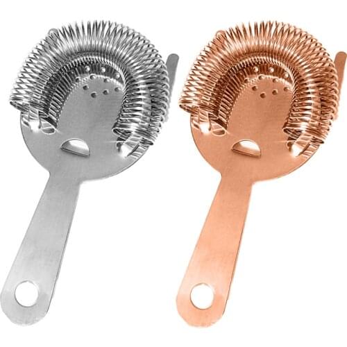 Cocktail Shaker Bar Ice Strainer Wire Mixed Drink Stainless Steel Bartender