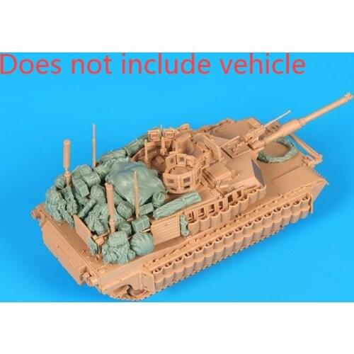 1:72 ratio die-casting resin M1A2 TUSK model armored car parts are not painted