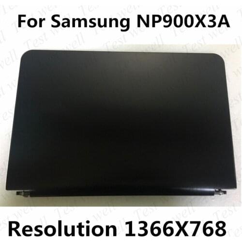 Test well 13.3'' For Samsung NP900X3A Laptop LCD display screen LSN133AT01-801 803 Full assembly HD 1366X768