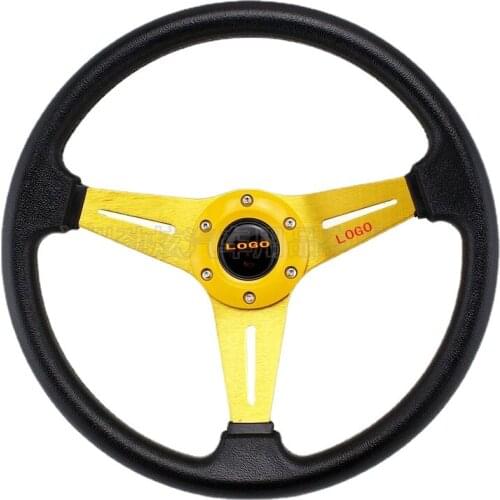 Car Refitting 14 Inch 350mmpu Personalized Competitive Game Universal Steering Wheel