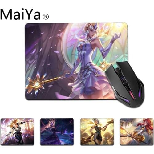 Maiya High Quality league of legends Lux Office Mice Gamer Soft Mouse Pad Top Selling Wholesale Gaming Pad mouse