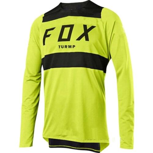 2021 turmp Fox Camouflage Motocross Jersey MTB Off Road Mountain Bike Downhill Jersey MX BMX Cycling Jersey Enduro Sweatshirt