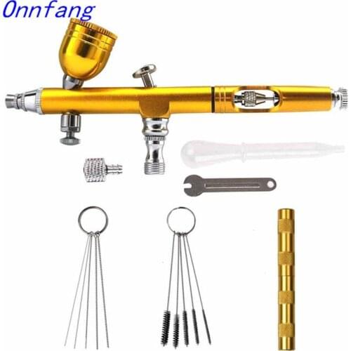 7cc 0.2mm/0.3 Nozzles Airbrush With 11Pcs Set Cleaning Spray Gun Accessories Cake Decorating Brushes For Manicure Air Brush