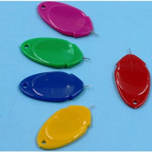 Sewing Accessories Automatic Threader Multi Purpose Random Color Plastic DIY Handmade Elderly Guide Needle 10Pcs/Pack
