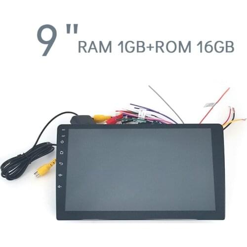 2 Din Android 9.1 9" 1080P Car Stereo Radio GPS Wifi 3G 4G BT DAB Mirror Link OBD Touch Screen Quad-core RAM 1GB ROM 16GB