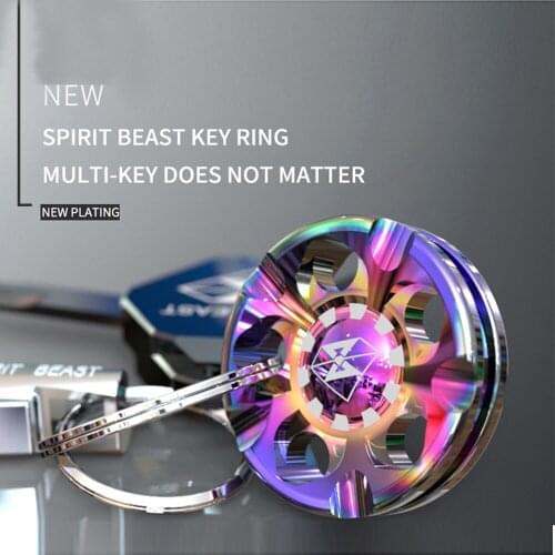 SPIRIT BEAST Car Keychain KEYS Chain Key Ring Motorcycle for Alfa Romeo Bmw Audi Vespa Opel Honda Toyota Kia Lada Vaz Vw Ford