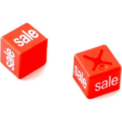 Colored Plastic Size Marker Hot SALE Perprinted Garment Lable Square Size Marker Tags For Hangers