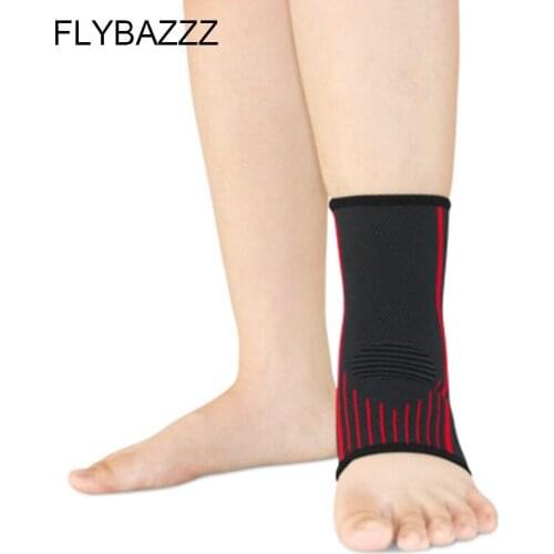 FLYBAZZZ Brand Sports Ankle Support Elastic Brace Guard Foot Ankles Protector Wrap Outdoor Bicycle Gym Anti Sprained Ankle Pads