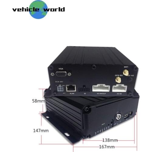 GPS WIFI 1080P AHD 2.0MP HDD SD Card 6Channels Mobile DVR for Vehicle Car Taxi Trailer Truck School Bus