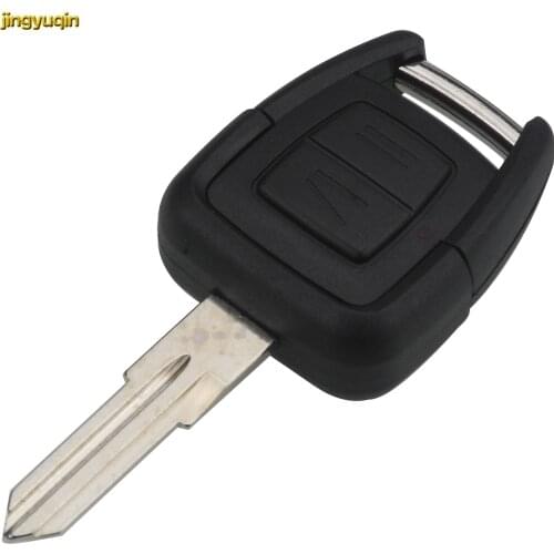 Jingyuqin 2 Buttons Remote Car Key Shell Case for Opel Astra Vectra Zafira Omega Uncut Blank Blade FOB