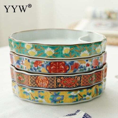 Ceramic Dumpling Plate dishes provide sweets Dish Japanese Tableware Dinner Plate Breakfast Presentation Kitchen Accessories