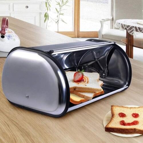 Bread Storage Case Container Bread Box Kitchen Gadget For Bakery Storage Contain Sealed Home Organizer Food Container Cocina HWC