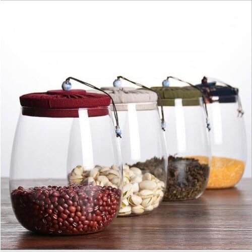 Food Storage Tea Cans Sealed Cans Household Food Grade Kitchen Grain Storage Box Storage Jars with Lid Storage Small Jars