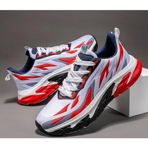 Fashion Mens Mesh Breathable Casual Shoes Comfortable Mens Sneakers Zapatillas Hombre Large Size