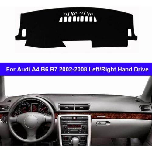 Car Dashboard Cover Dash Mat Carpet Rug For Audi A4 B6 B7 2002 2003 2004 2005 2006 2007 2008 LHD RHD 2 Layers Sunshade Auto Cape