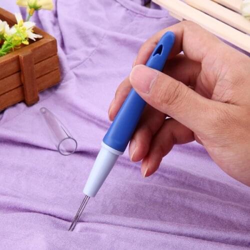 Multi Craft Art Wool Felt Poking Pen Punch Needle Sewing Tool Embroidery