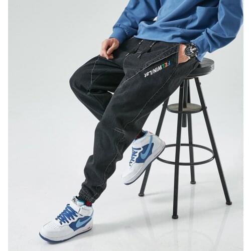 Mens Jeans Casual Pants 2020 New Solid Color Plus Size Mens Thickening Widening Retro Jeans Men 8Xl