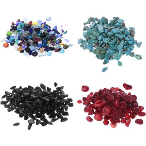 Natural Stone Crystal Gravel Flowerpot Fish Tank Aquarium DIY Decor