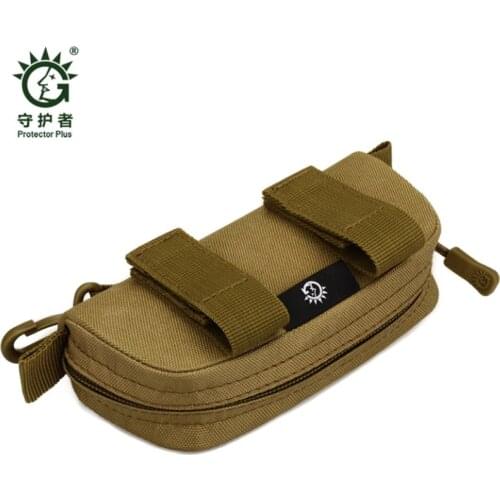 New Men Nylon Waist Belt Pack Hook Clutch Bags Riding Glasses Case Accessory Purse Molle Military Hip Bum Camouflage Glasses Bag