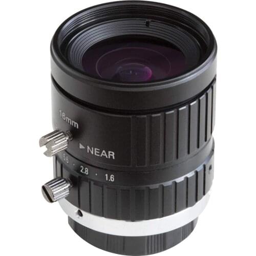 C-Mount Lens for Raspberry Pi HQ Camera, 16mm Focal Length with Manual Focus and Adjustable Aperture