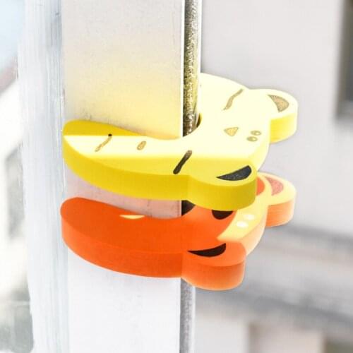 Child Safety Protection Baby Safety Cute Animal Security Card Door Stopper Baby Newborn Care Child Lock Protection SF009