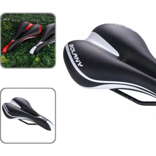 Polyurethane Durable Ergonomic Shock Absorption Bike Saddle Bike Part Bicycle Saddle High Elastic for Mountain Bike