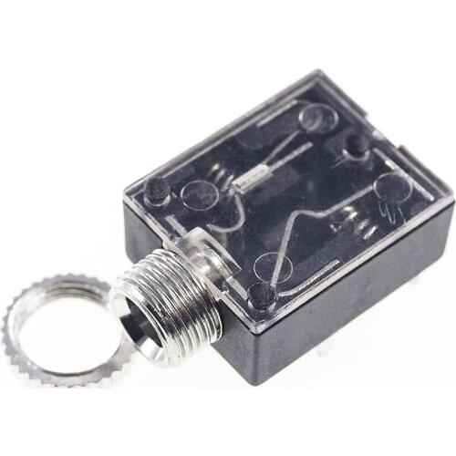 1000pcs Screw Phone Jack 3.5mm 5 pin stereo audio socket for 3 poles earphone plug through hole DC30V 0.5A