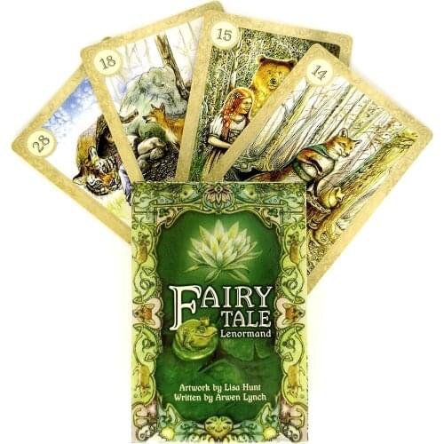 Fairy Tale Lenormand Tarot Cards Mystical Guidance Divination Entertainment Partys Board Game Supports Wholesale 78 Sheets/Box