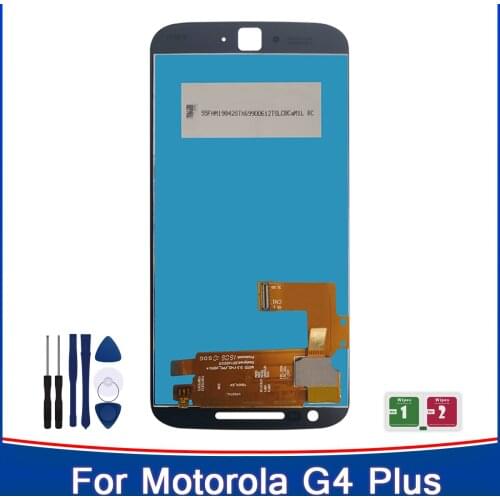 5.5'' AAA+ LCD Screen For Motorola Moto G4 Plus LCD Display XT1644 XT1642 LCD Touch Screen Assembly For Moto G4 Plus LCD +Frame
