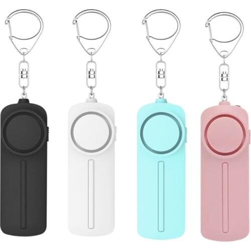Personal Alarm Keychain For Women 1 Pack Reusable Police Approved 130DB LOUD Security Alarms Keychain with LED Light