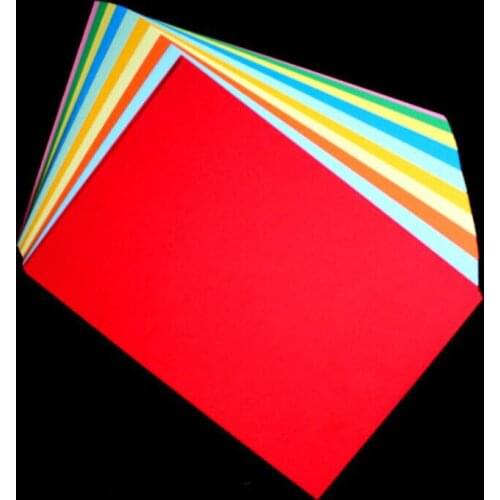 10 Sheets Arts Crafts Cardboard DIY Handmade Paper, 10 Assorted Colors, 8.7" x 15"（38x22CM