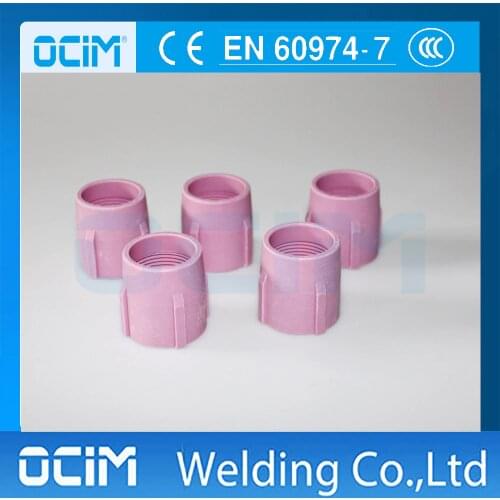 5PCS 53N89 Tig Alumina Nozzle Gas Lens Fit Tig Welding Torch Consumables PTA DB SR WP17 18 26