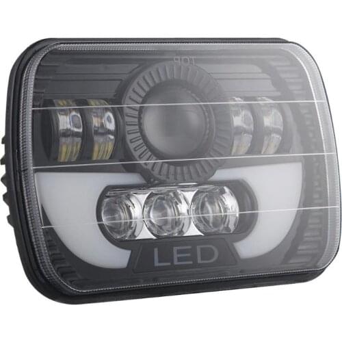 7x6/ 5x7 inch 300W LED Headlight Rectangular Hi-Lo Fog Lights Lamp for Car Truck SUV Auto Accessories