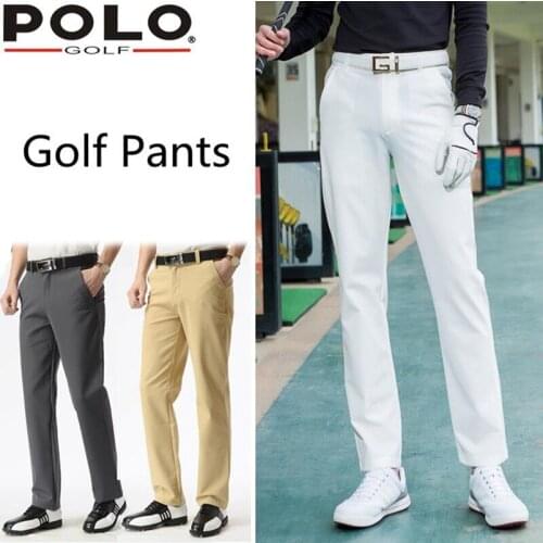 2019 Golf sportswear mens Summer breathable quick-drying thin trousers High elastic Solid Colors sports golf pants size 30-38