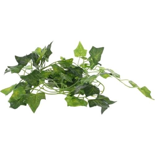 Artificial Vine Reptile Lizards Terrarium Decoration Chameleons Climb Rest Plants Leaves