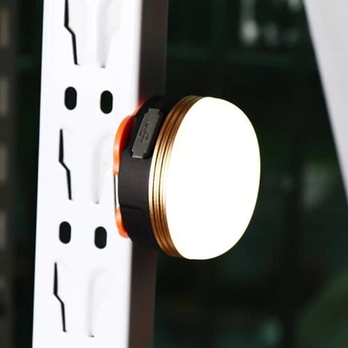 Camping Tent Light USB Rechargeable LED Lamp Outdoor Emergency Light ABS Shell PP Lampshade With Bright Bulbs Portable Lanterns