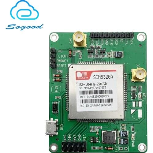 SIM5320A SIMCOM EVB Board breakout board Development board Dual-Band HSDPA/WCDMA and Quad-Band GSM/GPRS/EDGE