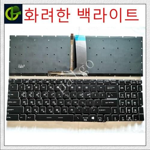 Korean RGB colorful backlit Keyboard for MSI GL65 MS-16J5 MS-1783 V143422GK1 MS-16J1 S1N-3EUS223-SA0 V143422eK1 KOREA KR KOR